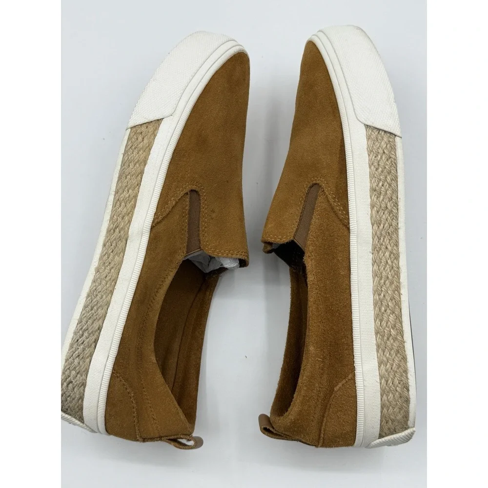 Sperry Top Sider Women's‎ Sz 12 Tan Suede Slide On Espadrille